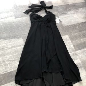 Black Chiffon Gown
